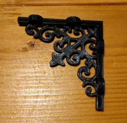 Victorian Style Shelf Brackets - 4" shelf