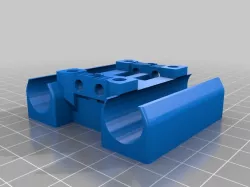 X-Carriage with 16mm-Bushing-Holder for Polymer-Bushings