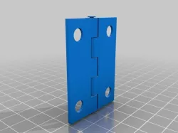 1-1/2" wide x 2" tall hinge - No assembly required