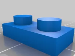 1x2 lego plate