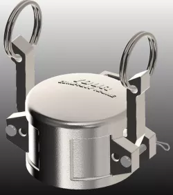 2" Dust Cover, Cast Stnls Stl