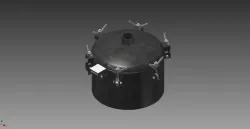 20" code manway with check ball, NVE (242-2012-3NPT)