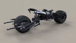 Batpod from The Dark Knight and The Dark Knight Rises 3D model