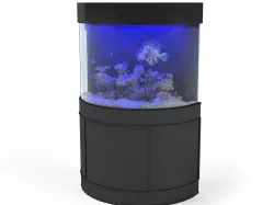 Black Metal Fish Aquarium 3D model