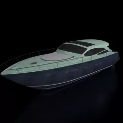 Boat 1 Low-poly  3D model