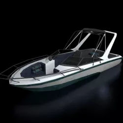 Boat 2 Low-poly  3D model