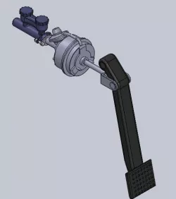 Brake System Pedal to master cylinder