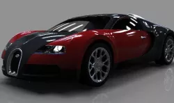 Bugatti Veyron real CAD not OBJ