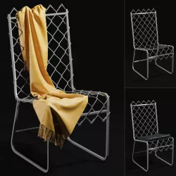 Cafe America hair 3D model