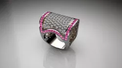 Celtic Pave Ring