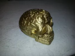 Celtic Skull - Fixed and Flat on Platform