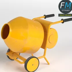 Cement Mixer 3D model