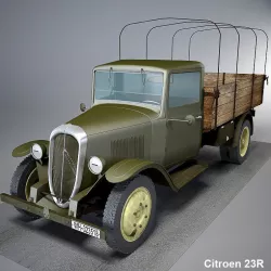 Citroen 23R Cargo Truck 3D model