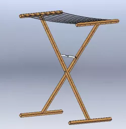 Clothes drying rack