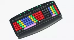 Colorful Keyboard 3D model
