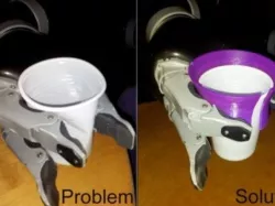 Cup holder for Assistive Robot Arms