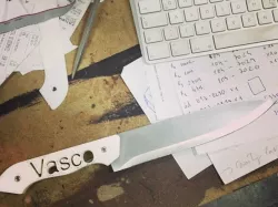 custom kitchen knife handle