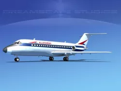 Douglas DC-9-15 Allegheny 1 3D model