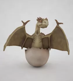Dragon Cub 3D model