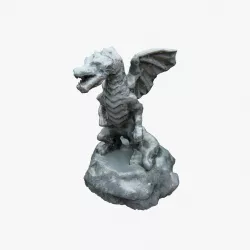 Dragon Statue 3D model