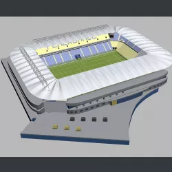 Fenerbahce Stadyumu - saracoglu stadium 3D model