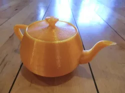 FFF 3D-printable Utah Teapot with separate lid