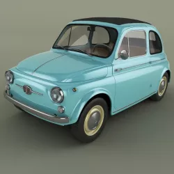 Fiat Nuova 500 3D model
