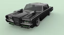 Green Hornet Black Beauty 3D model