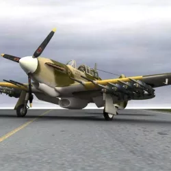 Hurricane Mk IIc Tank Hunter 3D model