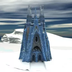 Ice Castle for Unity 3D model