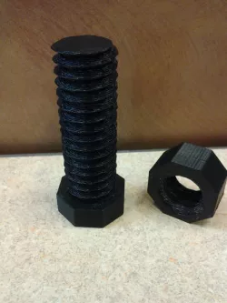 Inventor 3D Thread Print Test