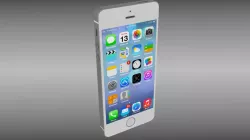 Iphone 5S White 3D model