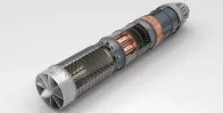 Jet Engine With Afterburner Model