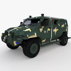 Kraz Spartan or Streit Group Spartan Low-poly  3D model