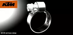 KTM 50 SX Radiator hose clamp