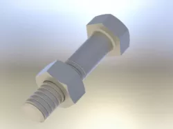M10 Bolt with Plain Nut