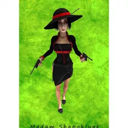 Madam Shapoklyak for Unity Low-poly  3D model
