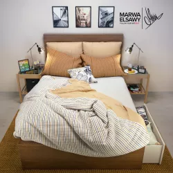 MALM Bedding Set  3D model