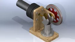 Miniature Stirling Engine 