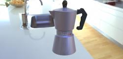 ▷ manico moka caffe 3 tazze 3d models 【 STLFinder 】