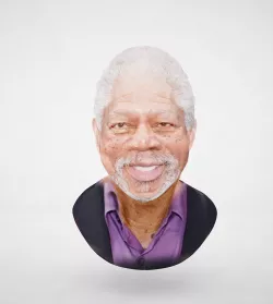 Morgan Freeman 2 3D model