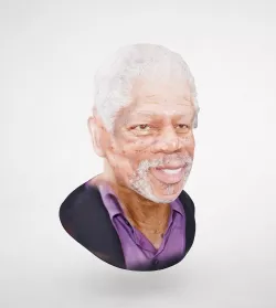 Morgan Freeman 3D model