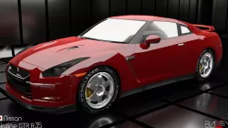 Nissan Skyline GTR R35 3D model
