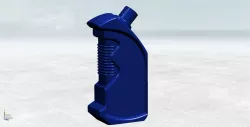 NX9 CAD Lubricant Bottle