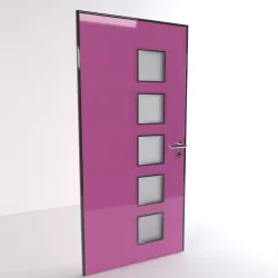 Office Door A02 3D model