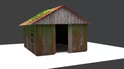 Old Cabin 3D model