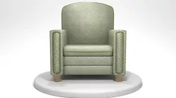 Old Grandpa Armchair 3D model
