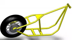 OLD SCHOOL CHOPPER FRAME
