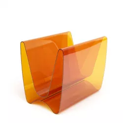 Orange Plastic File Holder 3D model