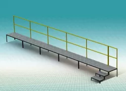 PLATAFORMA  COM ESCADA